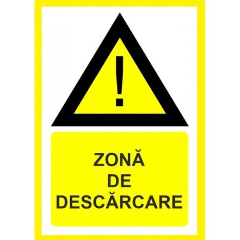 Placuta pentru zona de descarcare